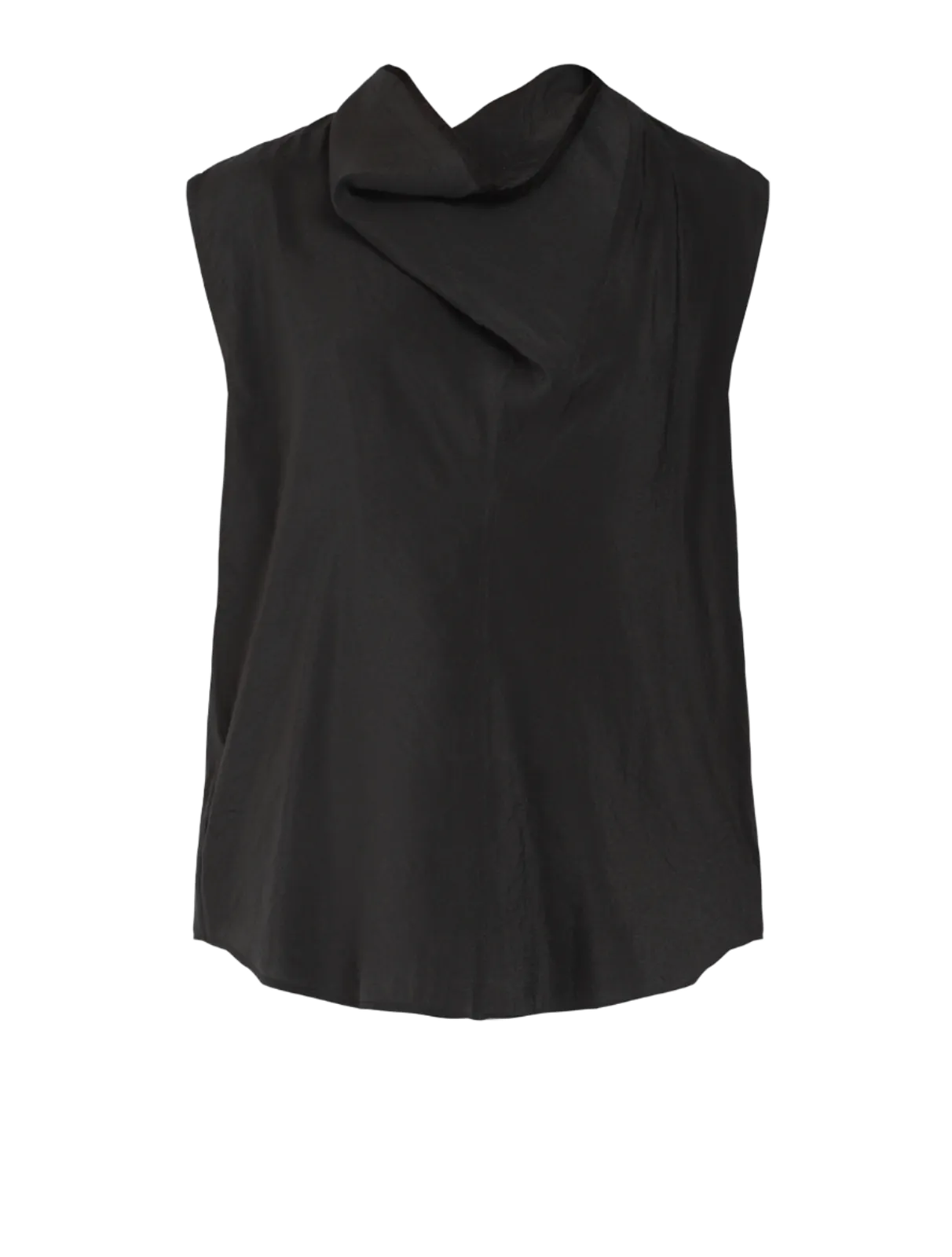 Folded-Neck Blouse