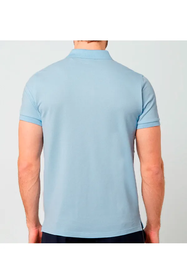 GANT Piqué S/S Polo Regular Sky