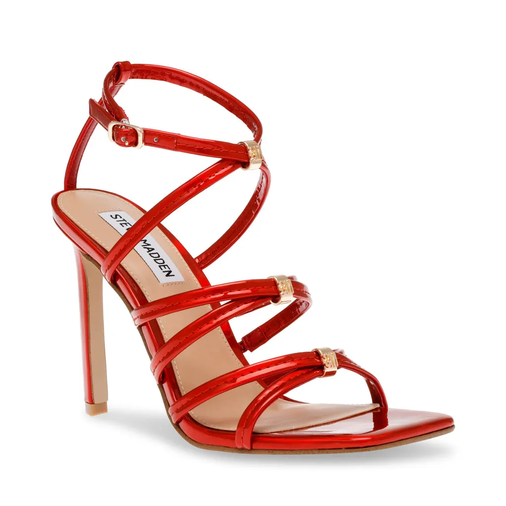 Gisele Sandal FIRE RED