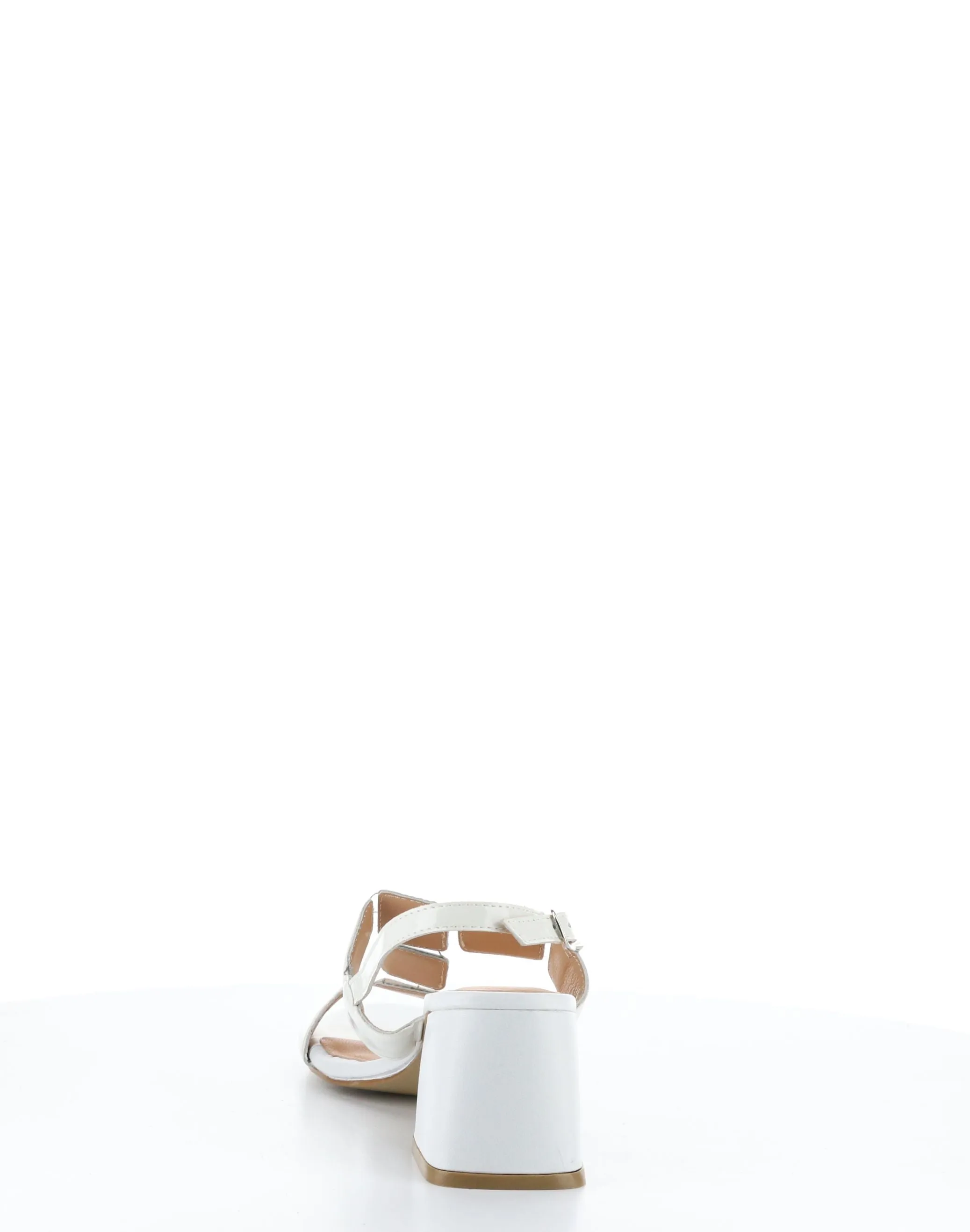 GLOW WHITE Buckle Sandals