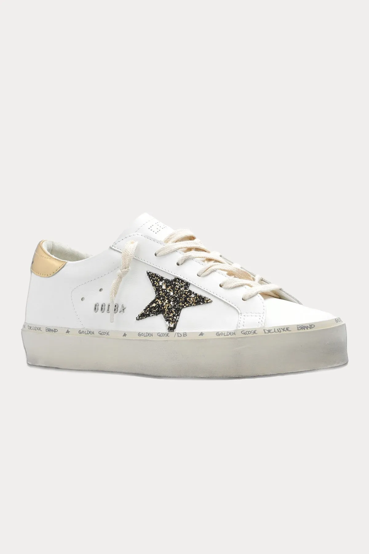 Golden Goose Hi-Star Payetli Deri Sneaker Ayakkab