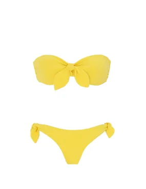 Golden Terry Tie Bikini