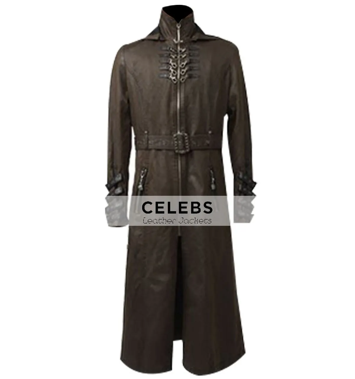 Gothic Medieval Steampunk Military Trench Coat