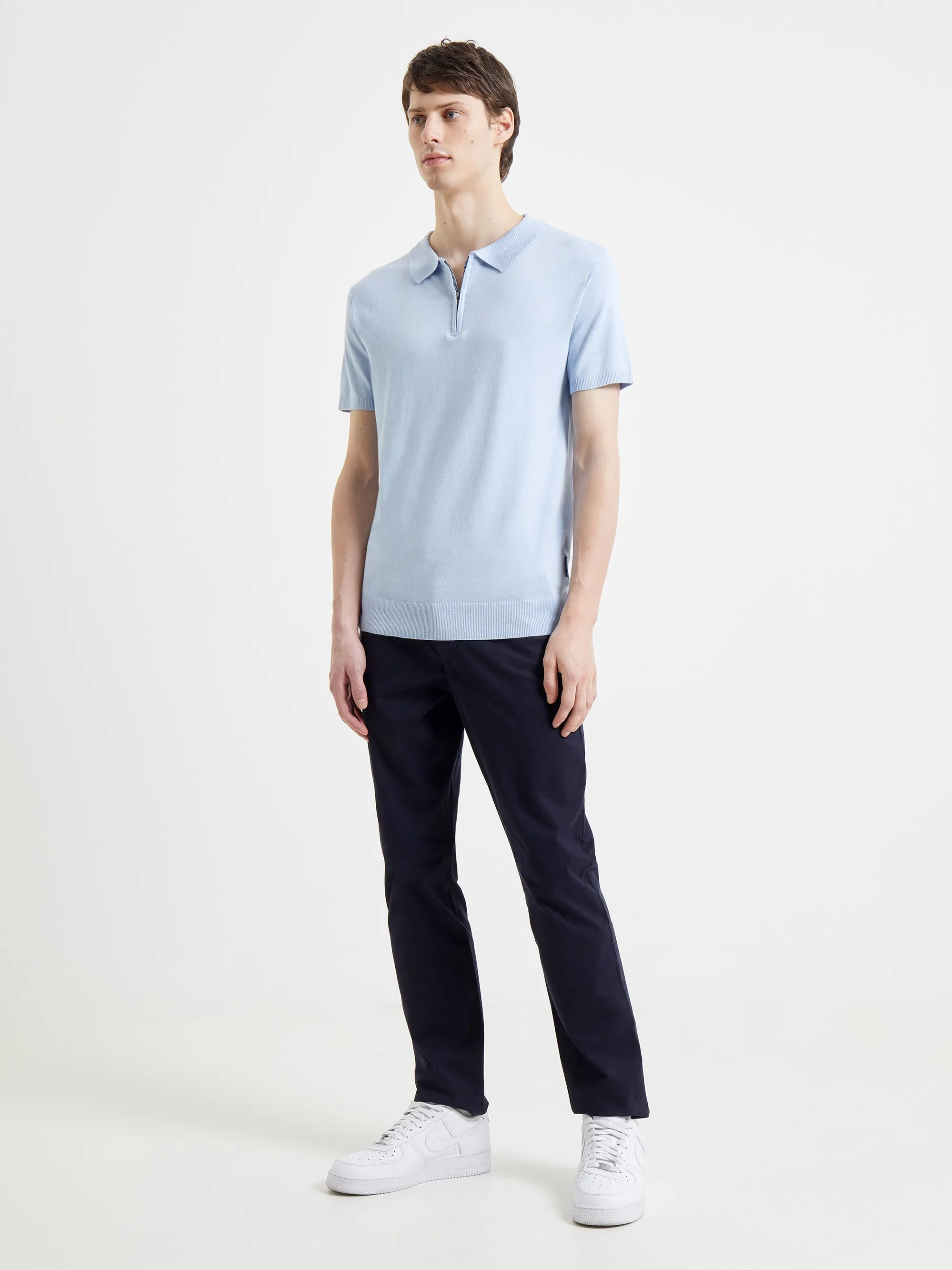 Half Zip Polo Shirt