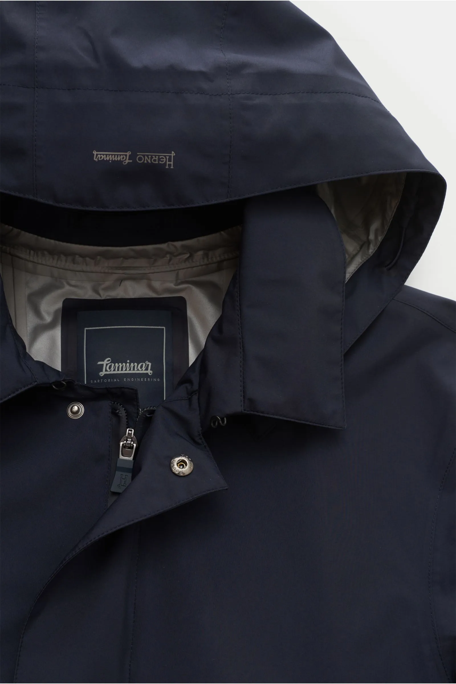 HERNO LAMINAR rain coat dark navy