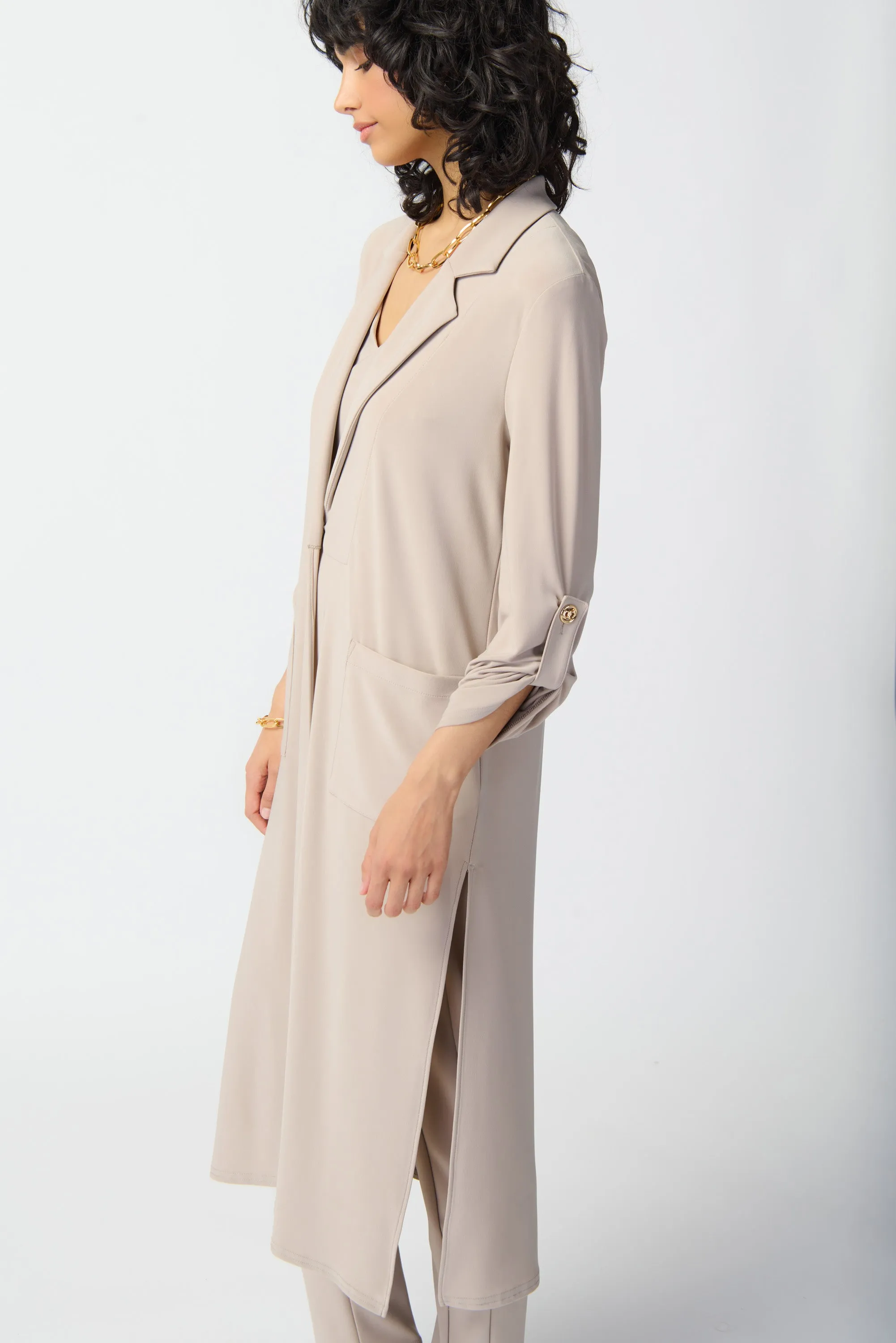 Joseph Ribkoff Silky Knit Duster Coat