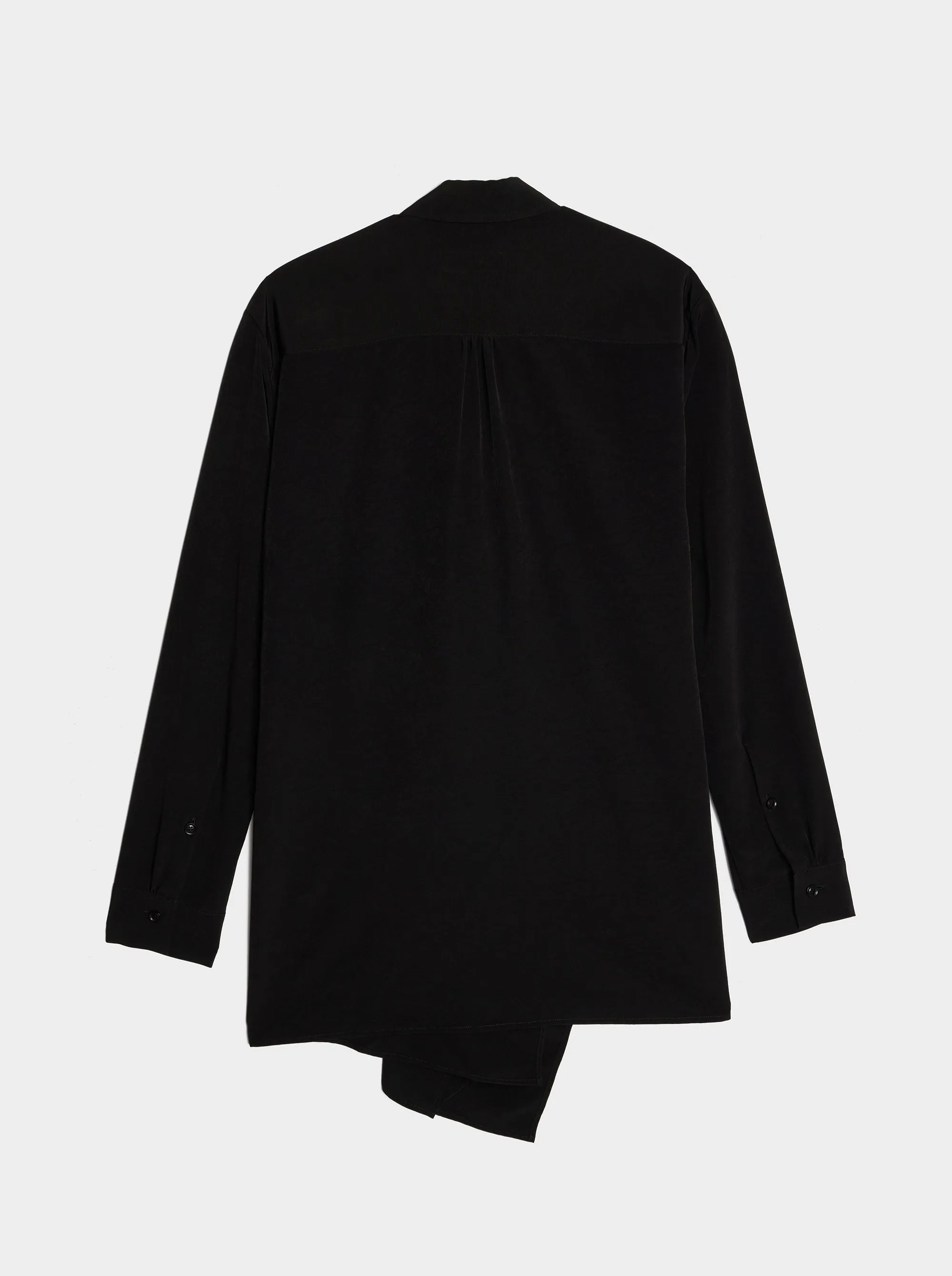 Ka-Front Gathered Blouse, Black