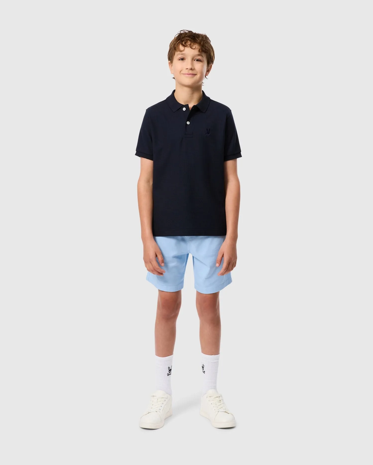 KIDS CLASSIC PIQUE POLO SHIRT - B0K021AR00