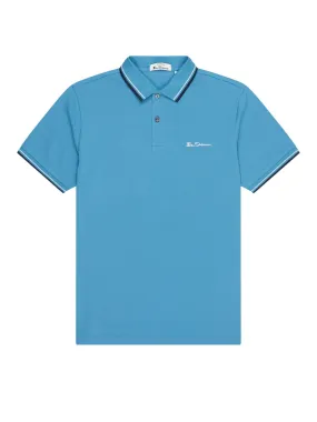 Light Blue Organic Signature Polo Shirt