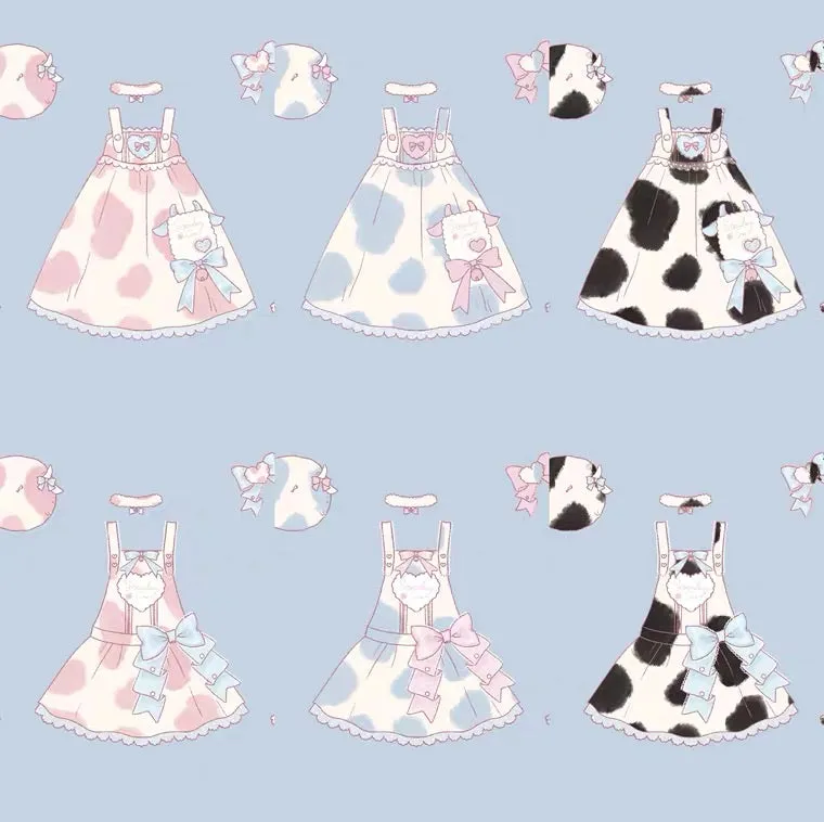 Little milk cake cute kawaii dress jsk/strap dress