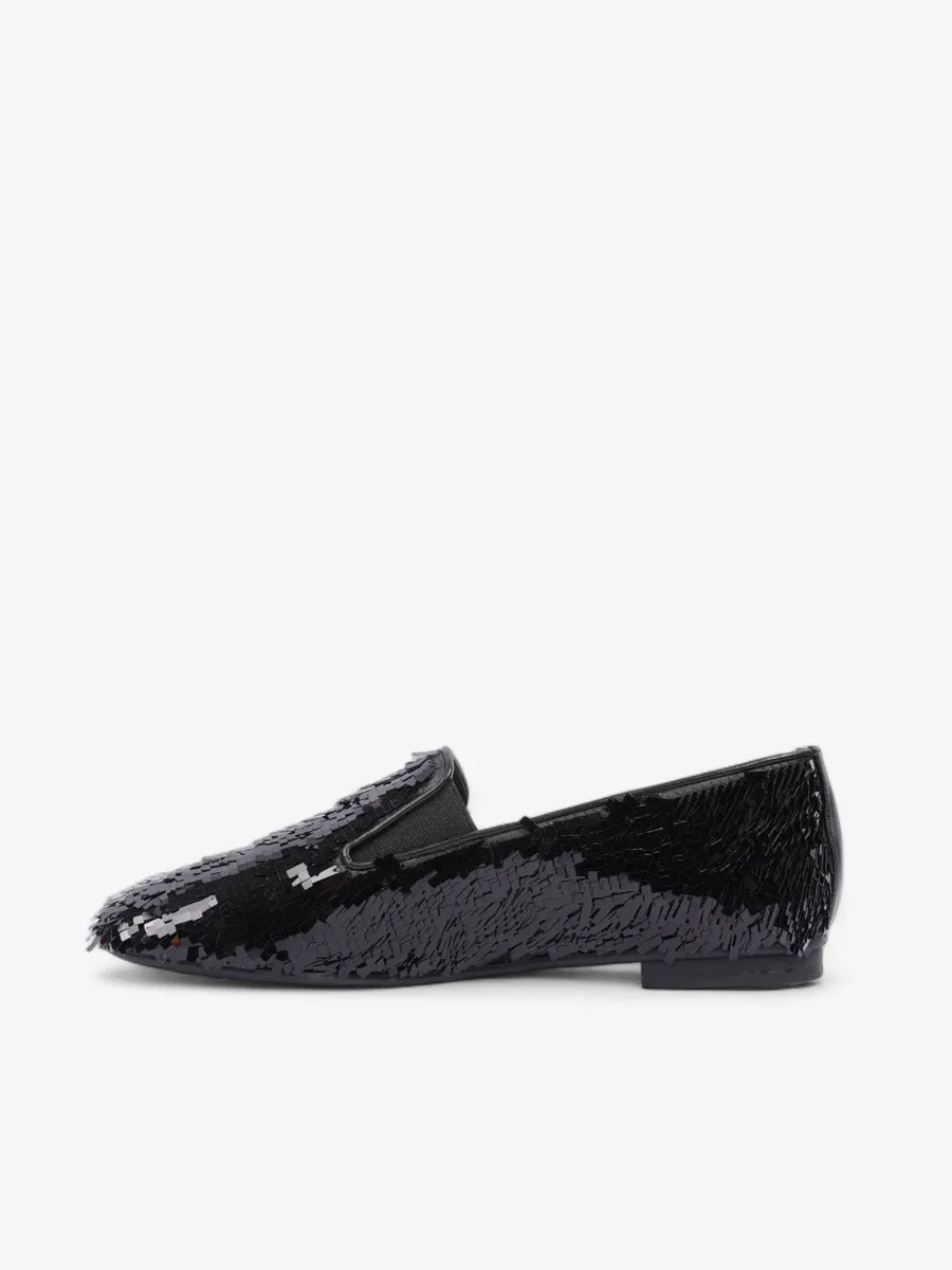 Loafer Black Sequin EU 36.5 UK 3.5