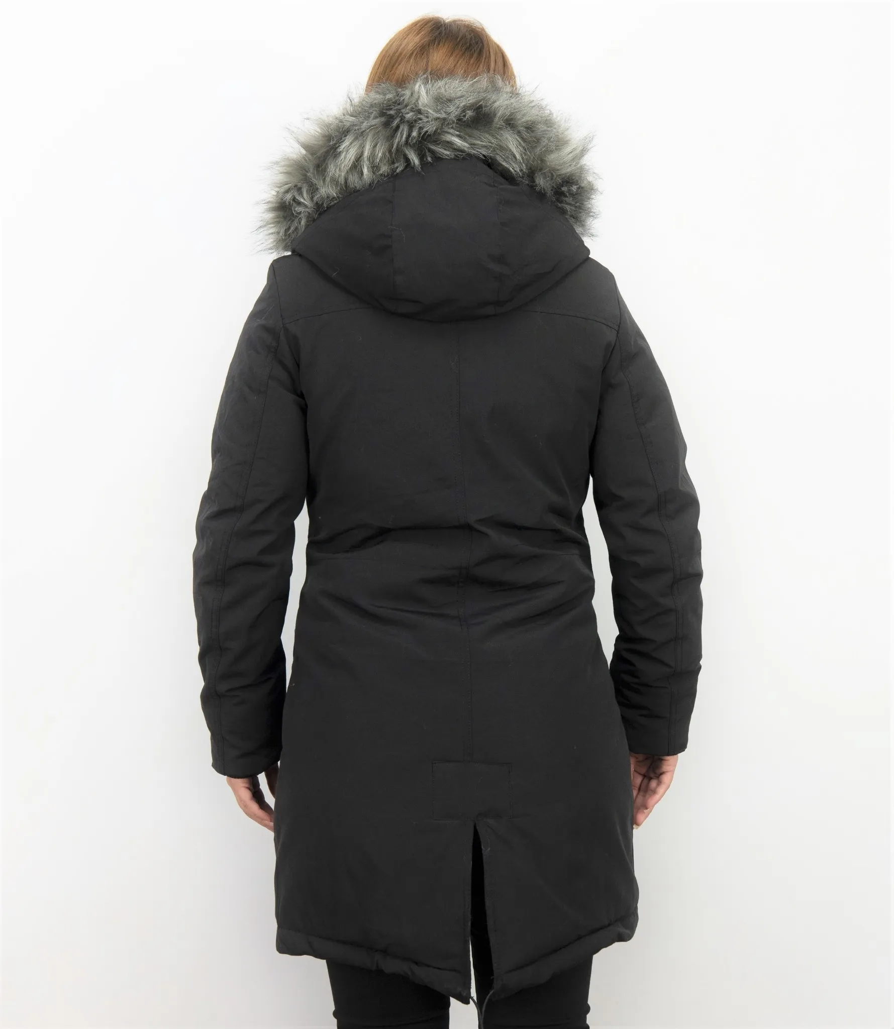 Long Parka Ladies Winter Coat Black |