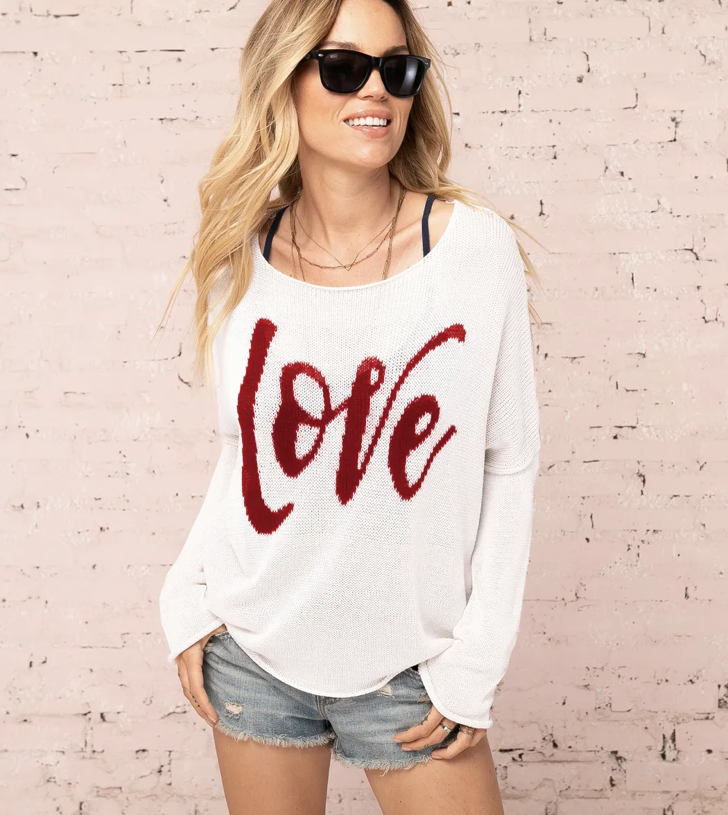 LOVE BOYFRIEND CREW SWEATER