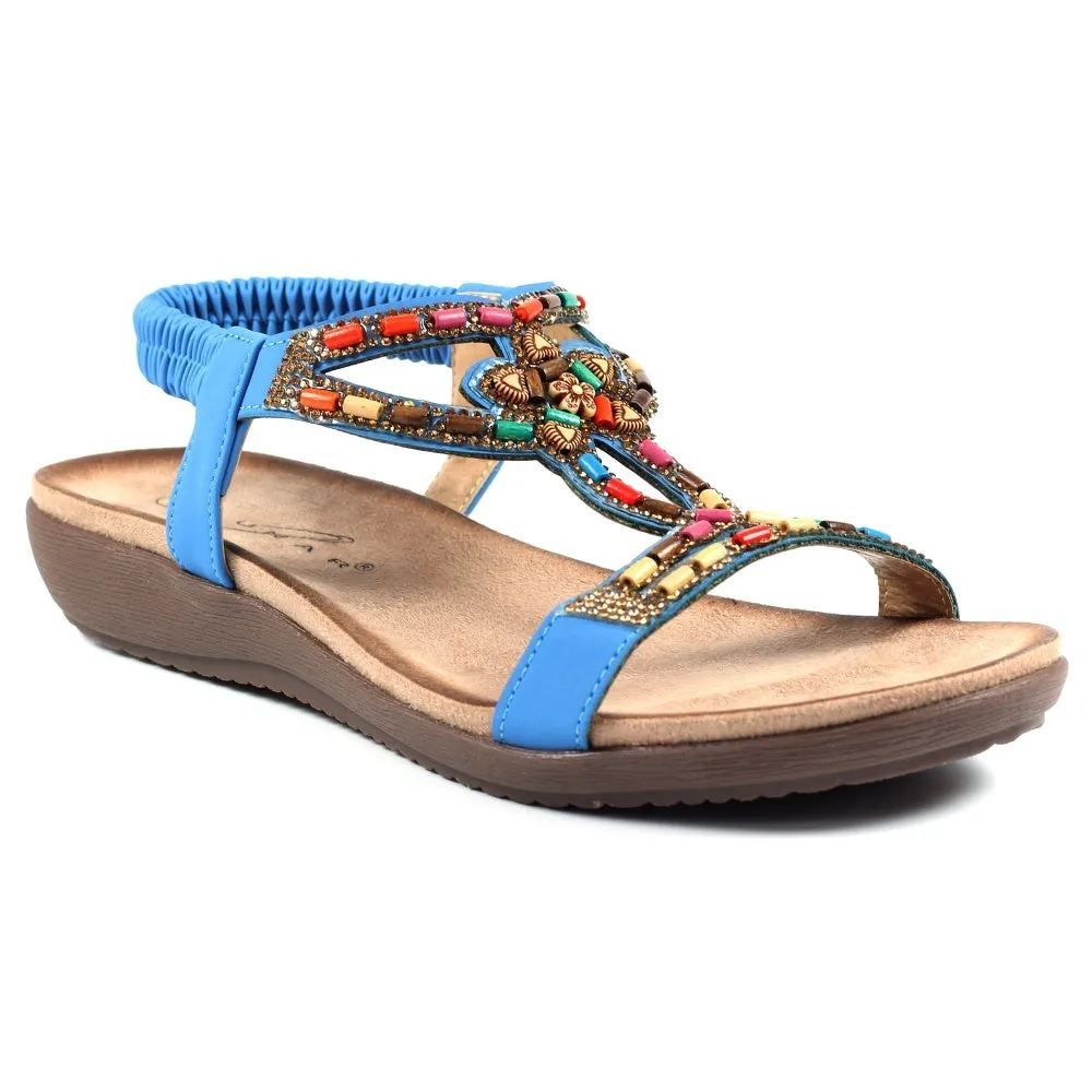 Lunar Mariella Blue Sandal