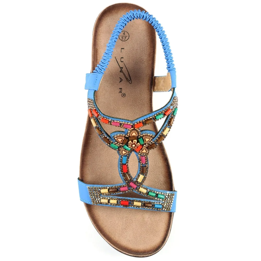 Lunar Mariella Blue Sandal