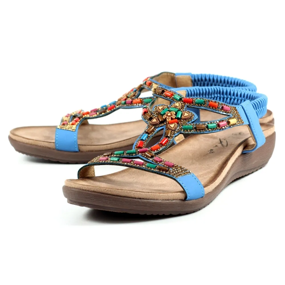 Lunar Mariella Blue Sandal