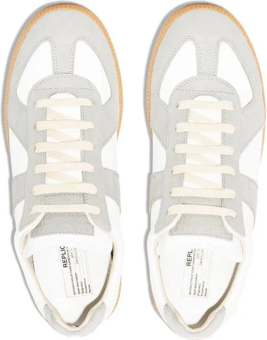 Maison Margiela Replica low-top leather sneakers White