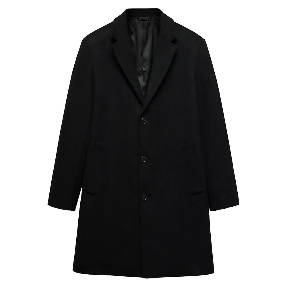 Mango Dalan Recycled Wool-Blend Coat