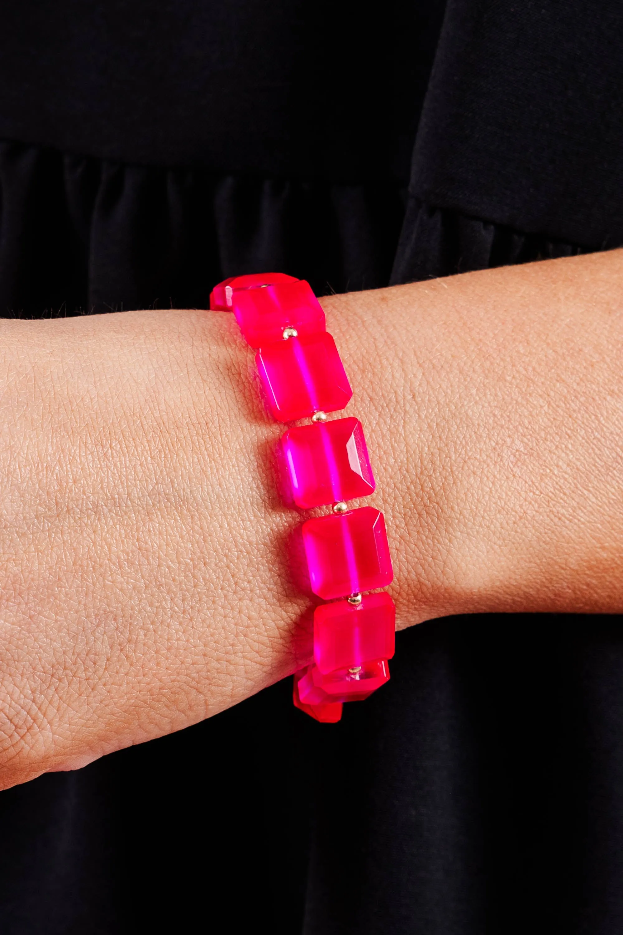 Marblelous Bracelet, Fuchsia