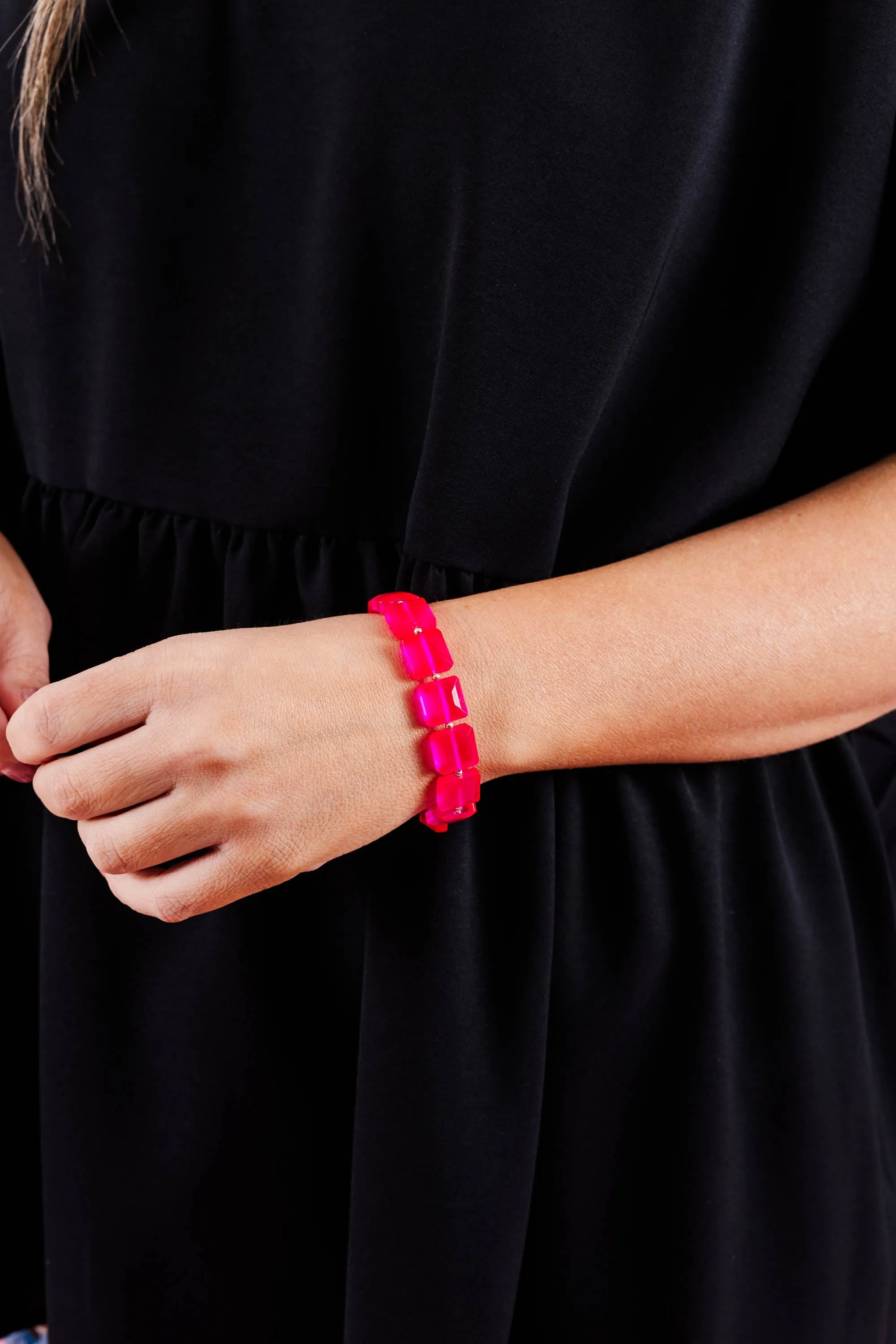 Marblelous Bracelet, Fuchsia