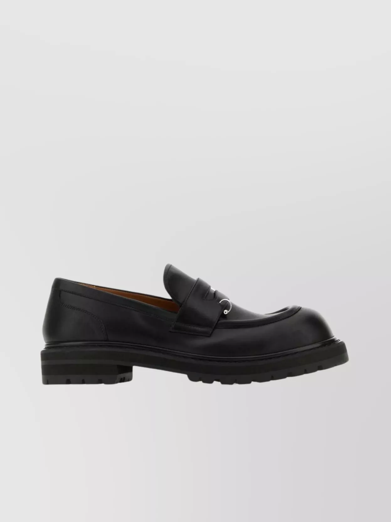 Marni   Chunky sole penny loafer round toe