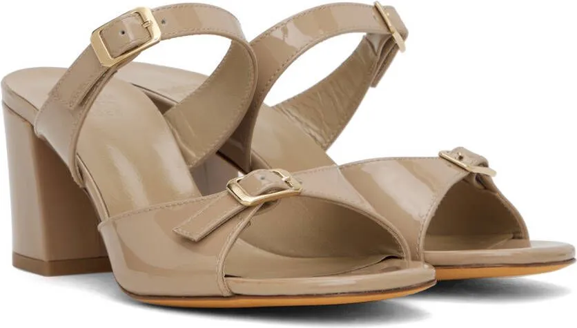 Maryam Nassir Zadeh SSENSE Exclusive Beige Una Heeled Sandals