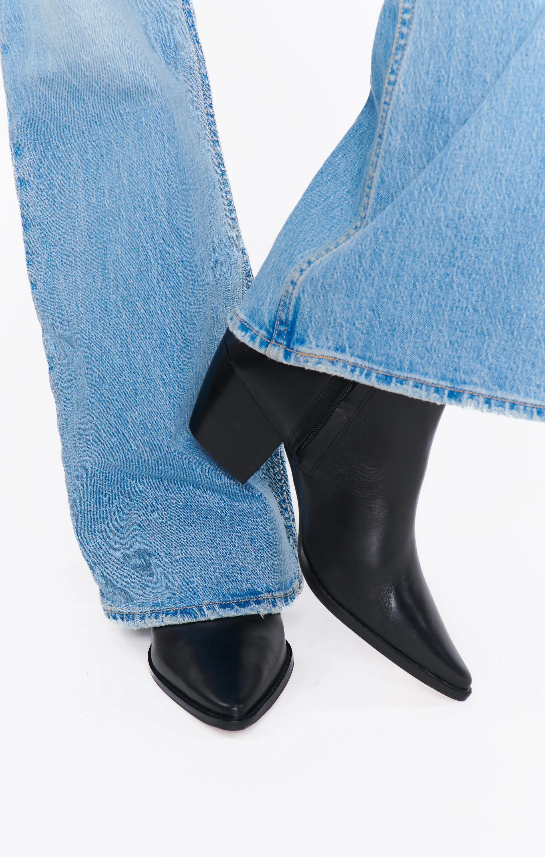 Matisse Caty Bootie ~ Black Leather