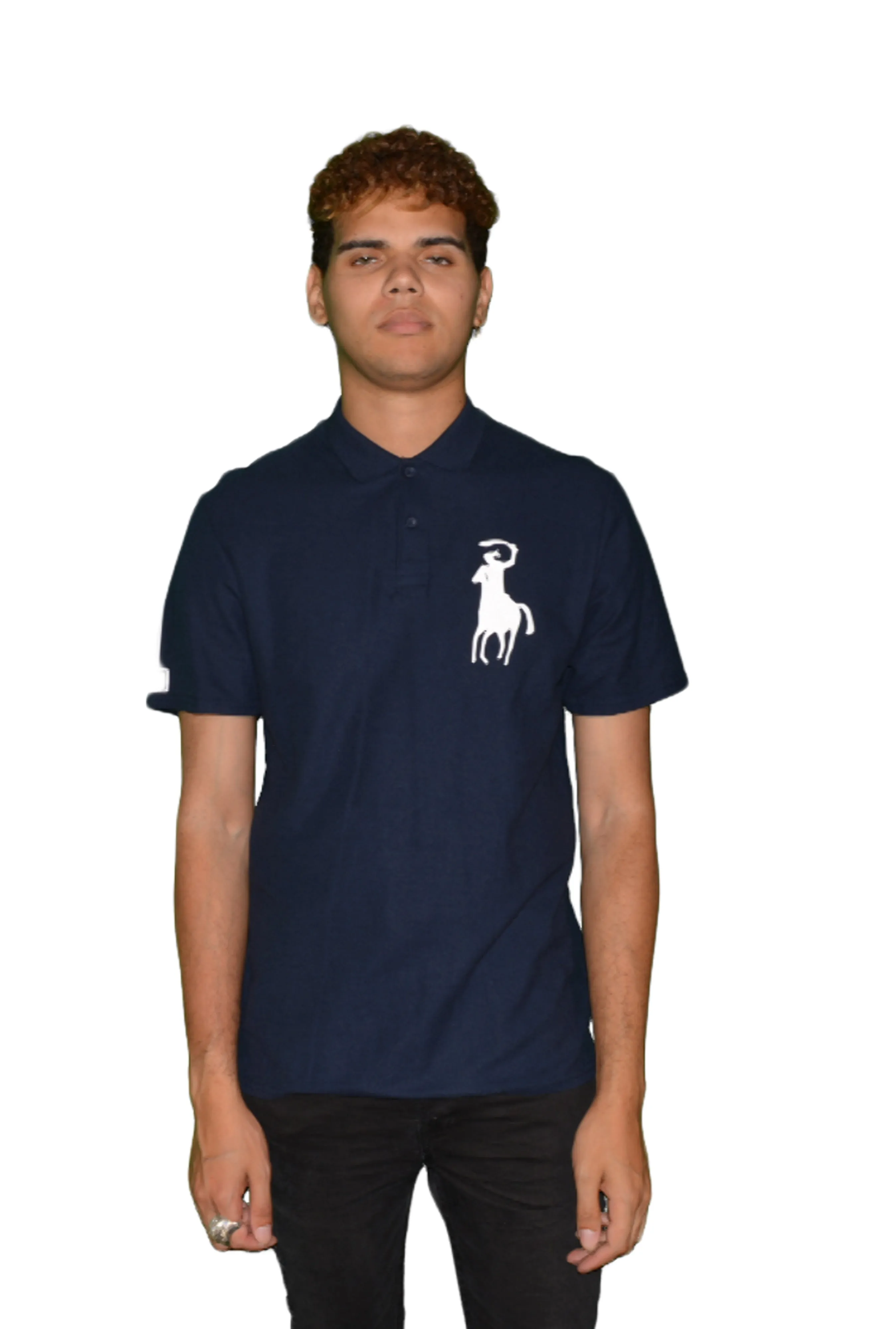 Mens Polo Shirt Ummah Navy Blue