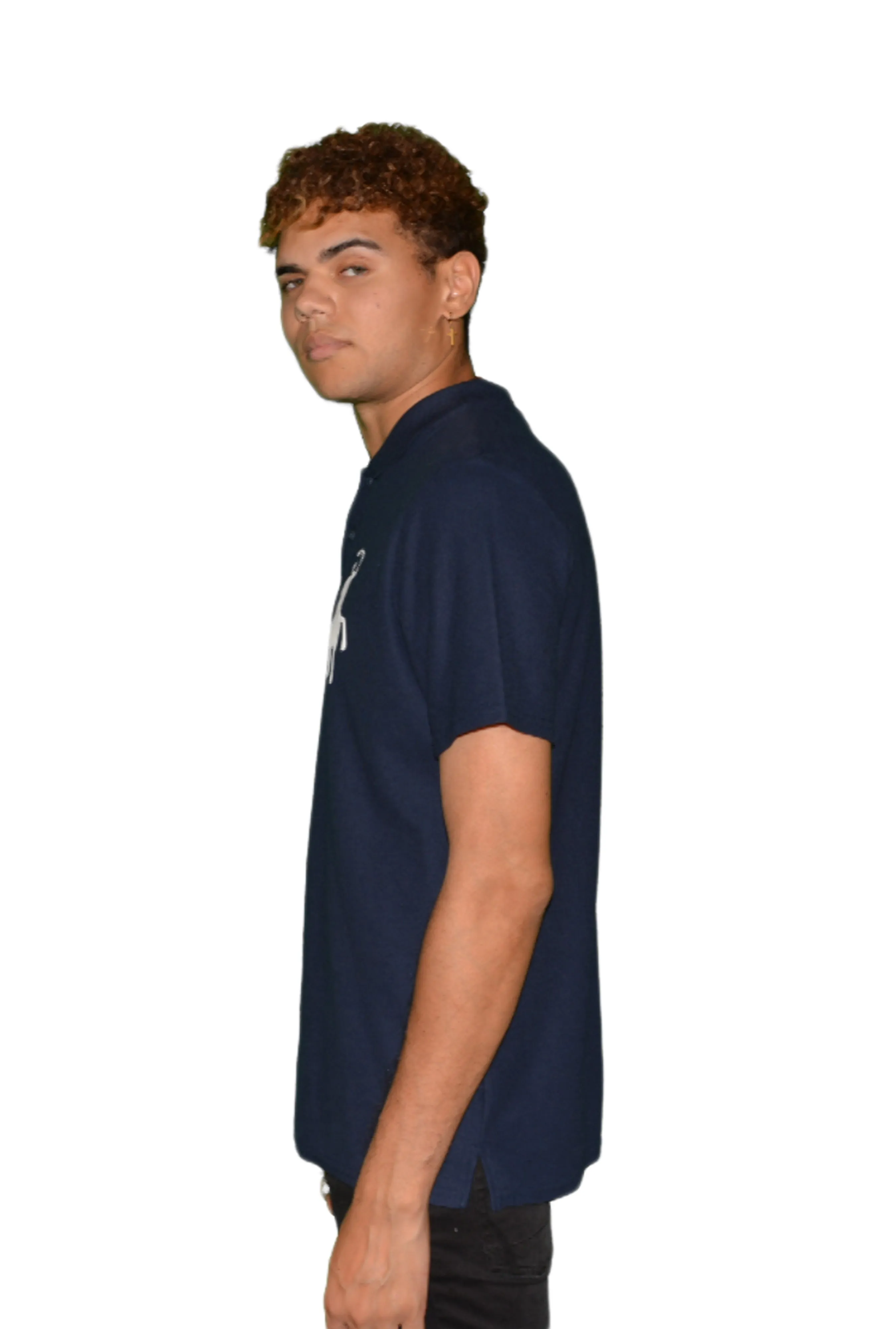 Mens Polo Shirt Ummah Navy Blue