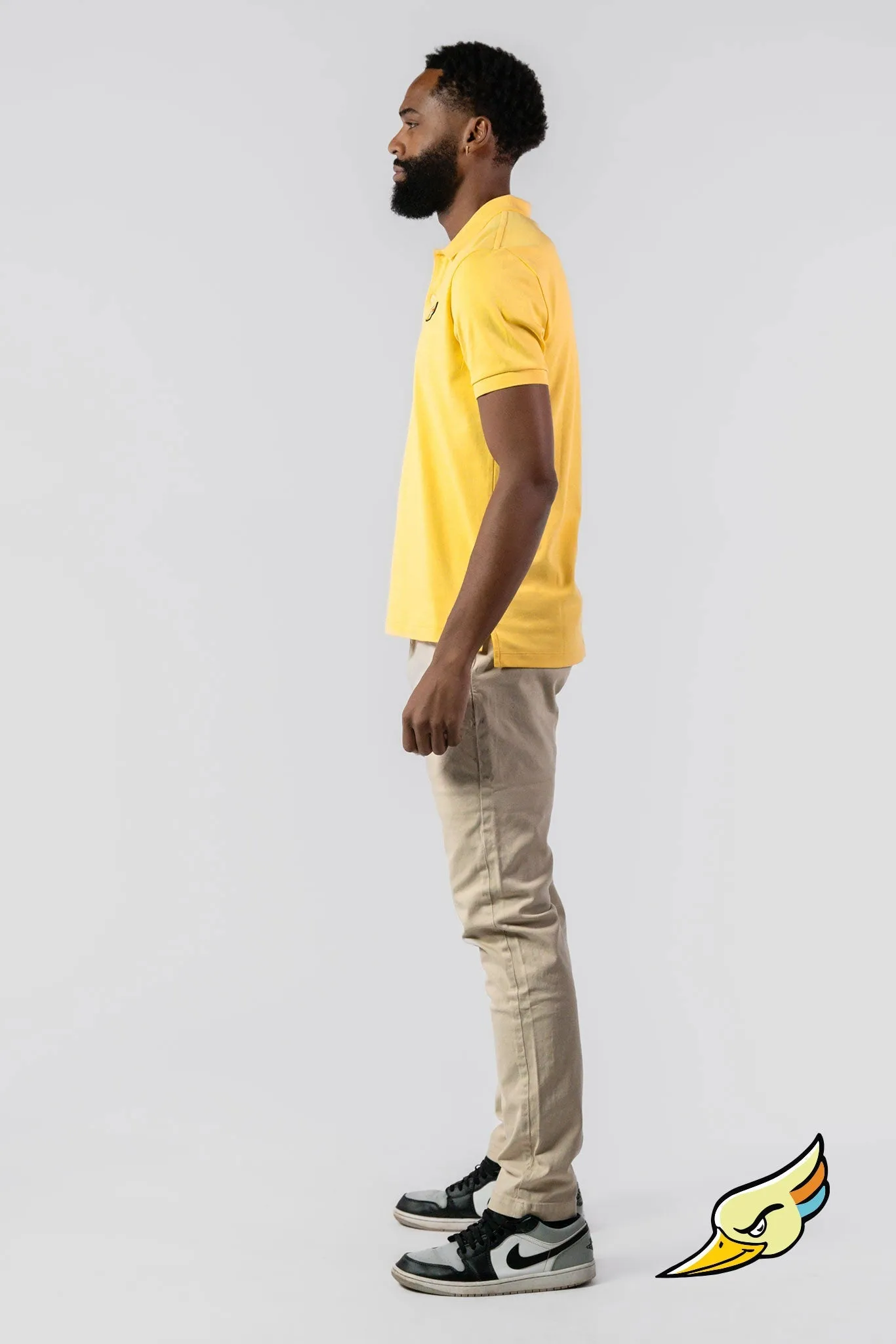 MEN'S POLO SHIRT - YELLOW