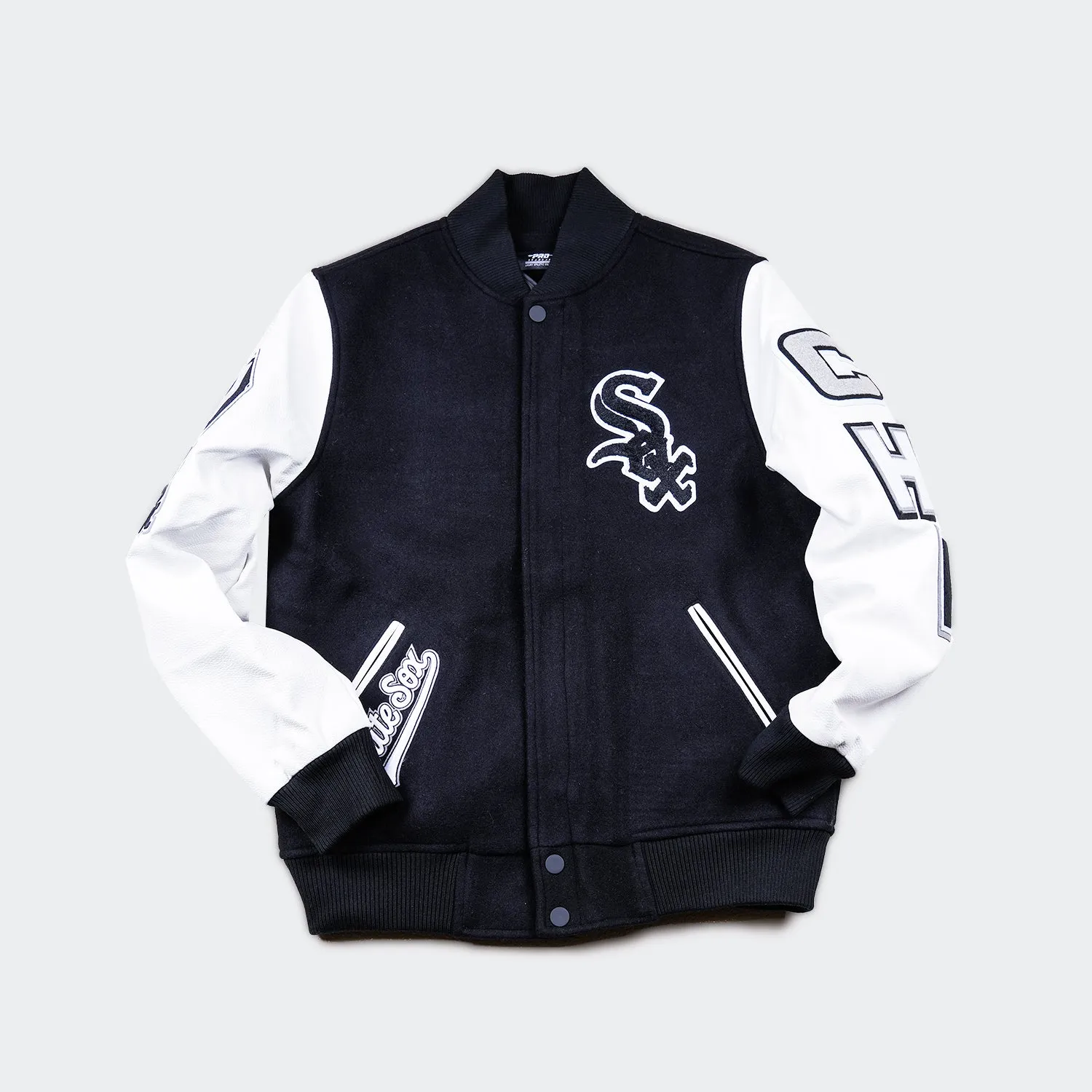 Men’s Pro Standard Chicago White Sox Varsity Jacket Black White