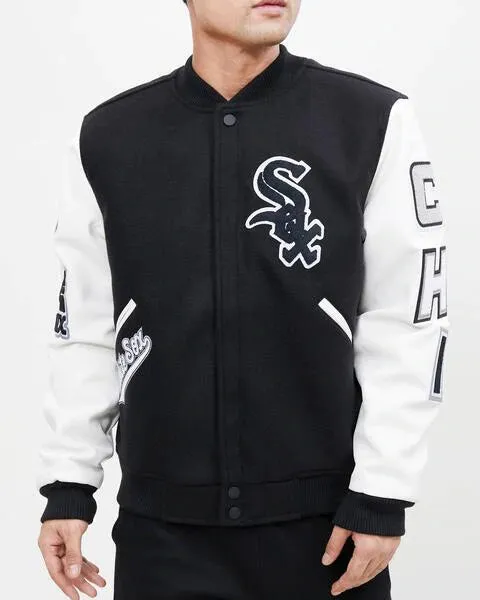 Men’s Pro Standard Chicago White Sox Varsity Jacket Black White