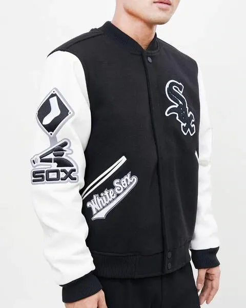 Men’s Pro Standard Chicago White Sox Varsity Jacket Black White