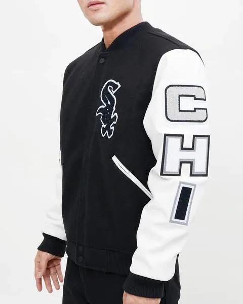 Men’s Pro Standard Chicago White Sox Varsity Jacket Black White