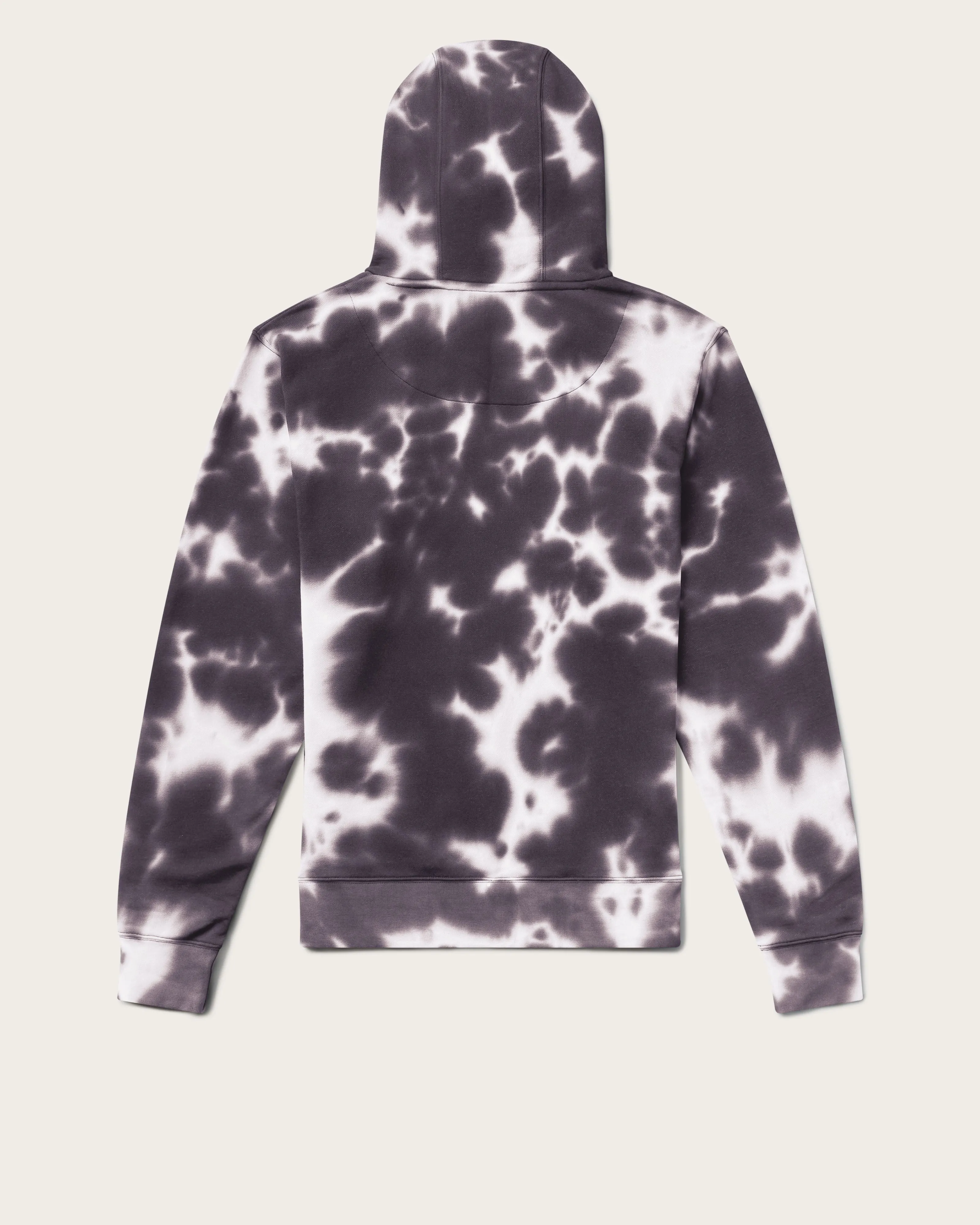 Mens Tie Dye Hoody Grey