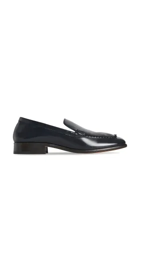 Mensy Loafer in Leather - Navy