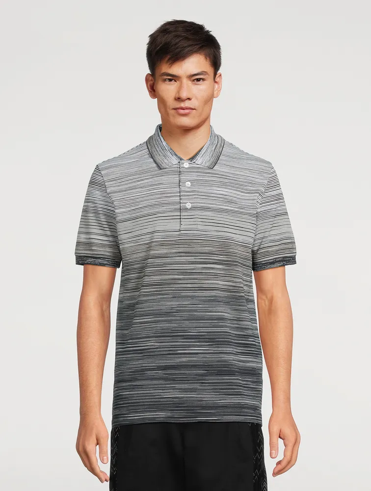 MISSONI Cotton Striped Polo Shirt