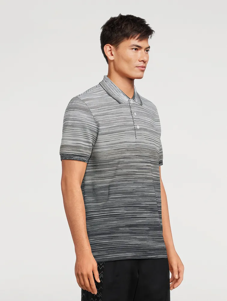 MISSONI Cotton Striped Polo Shirt