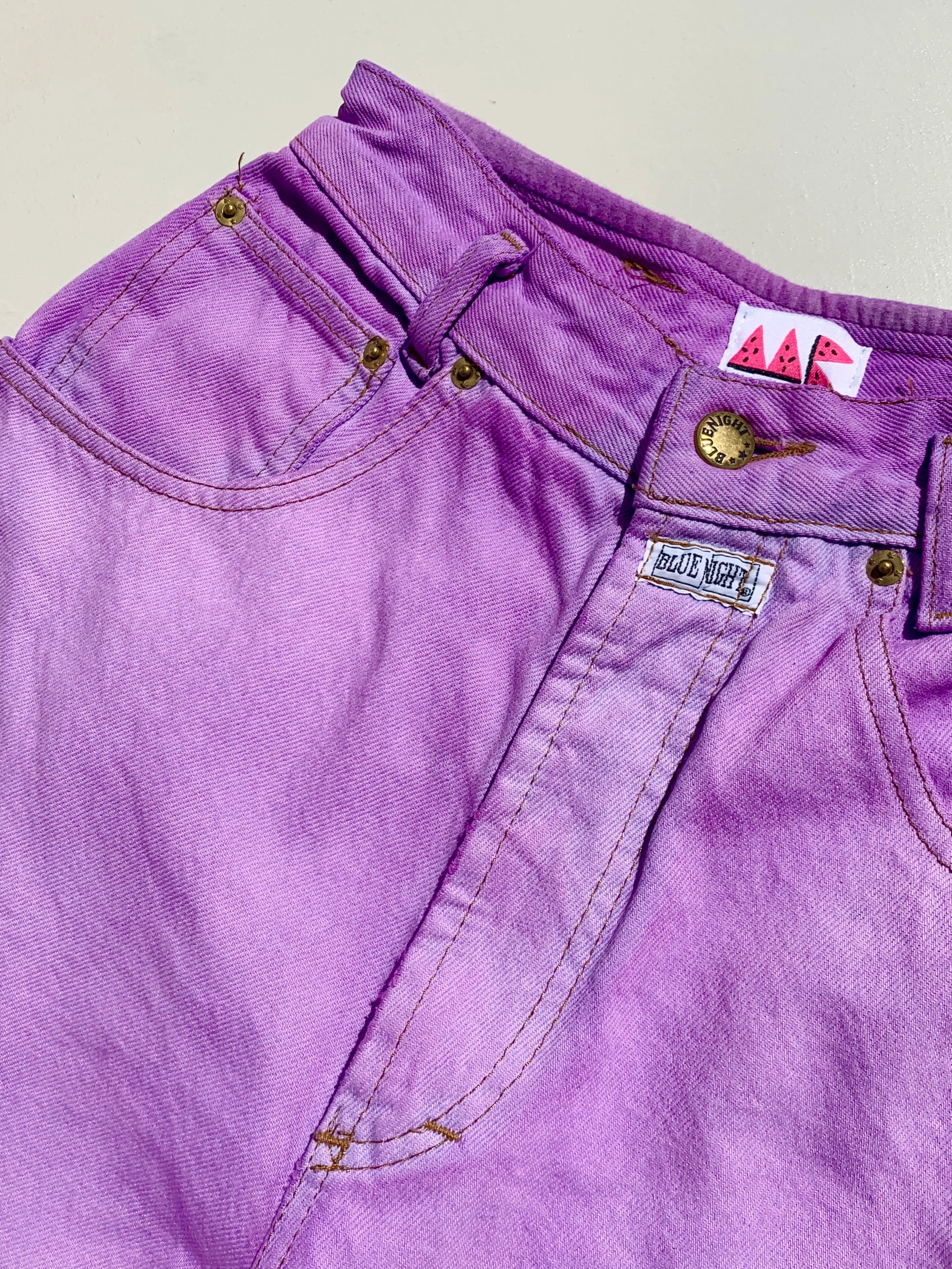 MK VINTAGE LILAC DENIM JEANS talla S