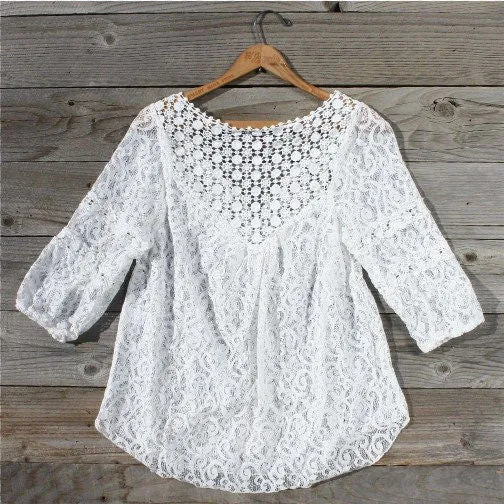 Moonflower Lace Blouse