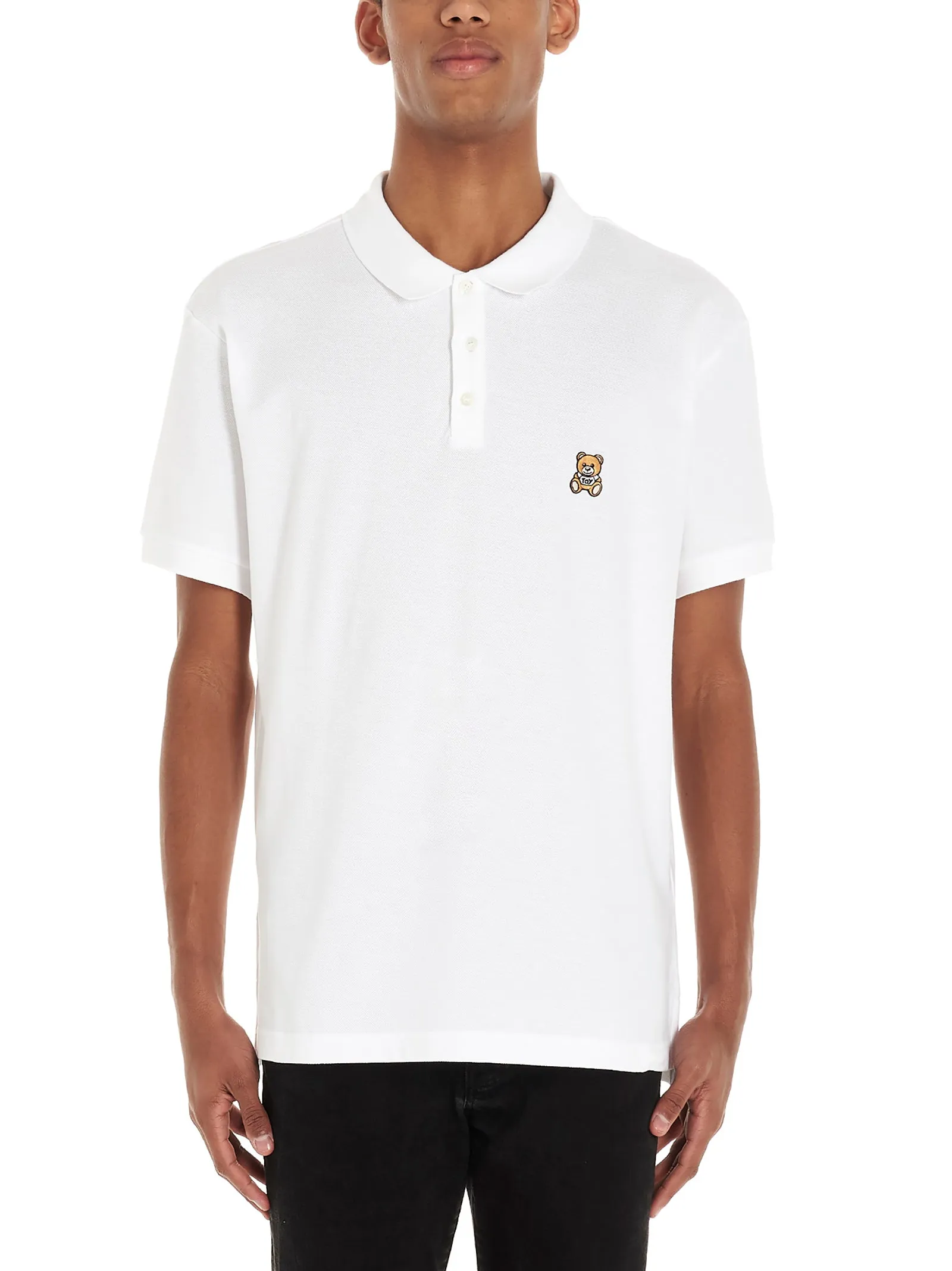 Moschino Teddy Patch Polo Shirt