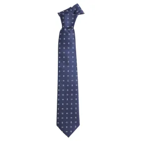 Neck Tie- Navy Geo