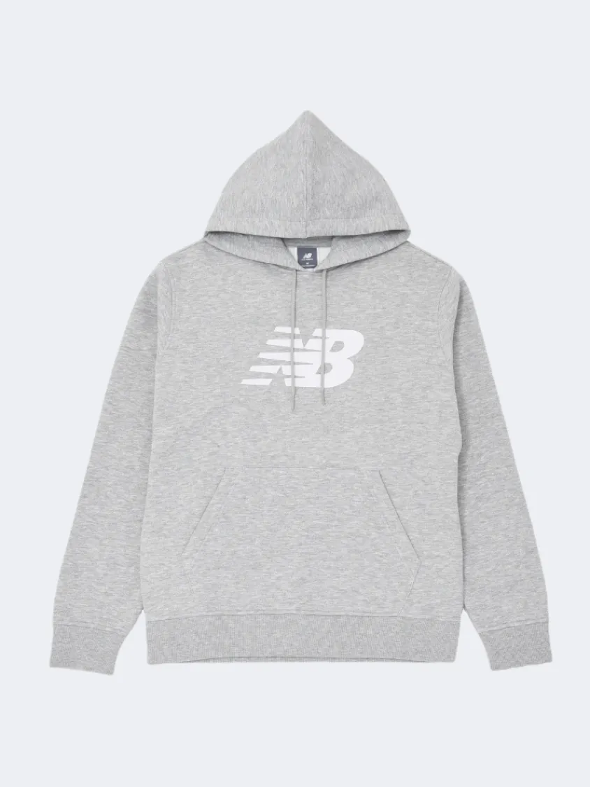 New Balance Essentials Core Fleece Men Lifestyle Hoody Athletic Grey