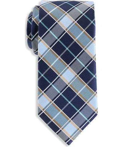 Oak Hill Big & Tall Oak Hill Multi Plaid Tie