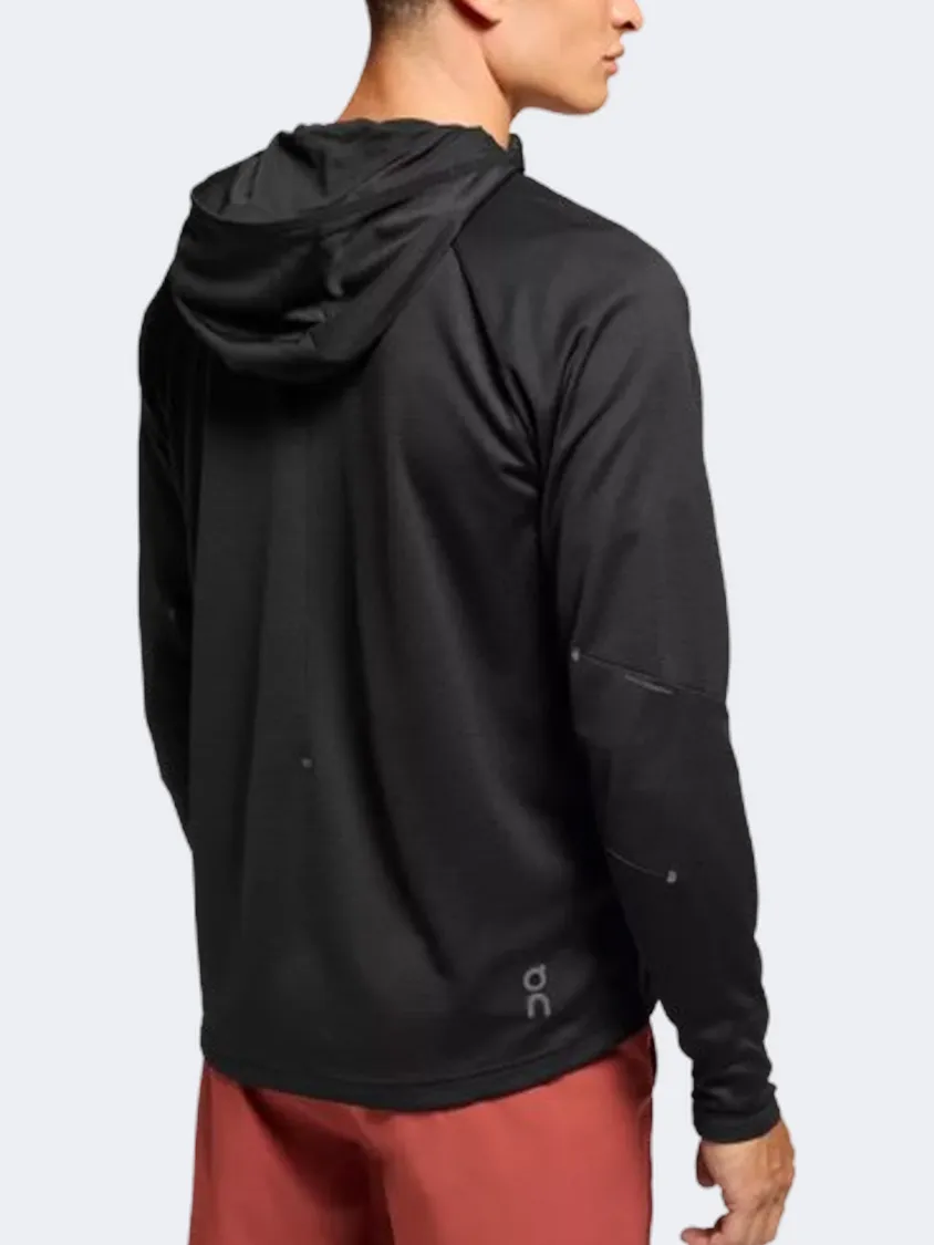 On Climate Men Running Hoody Black