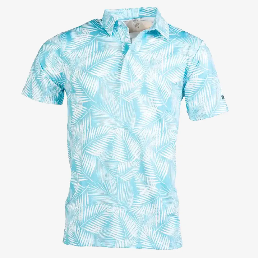 Palm Leaf Cool Tech Performance Golf Polo