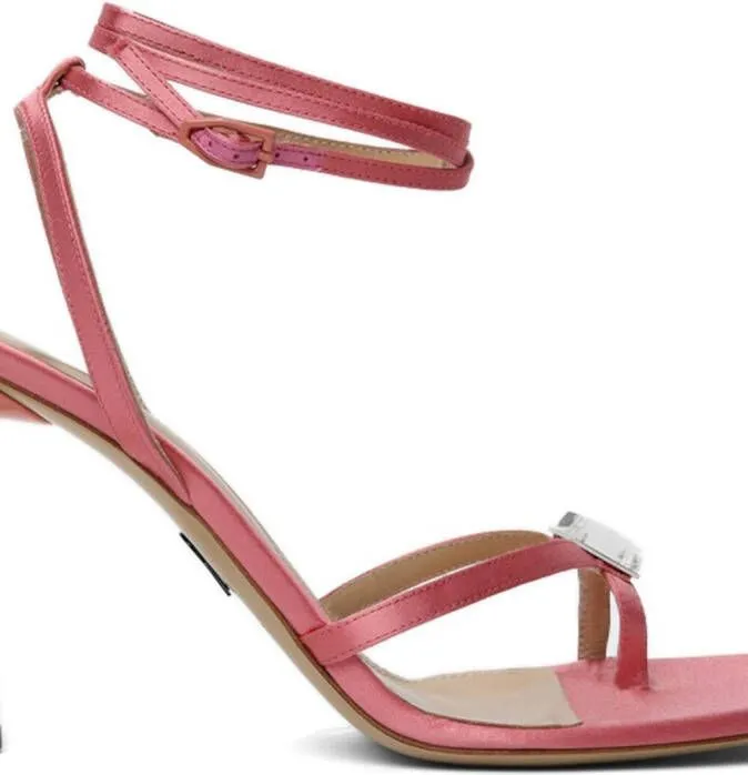 Paul Andrew Cube Toe-Ring 95mm sandals Pink