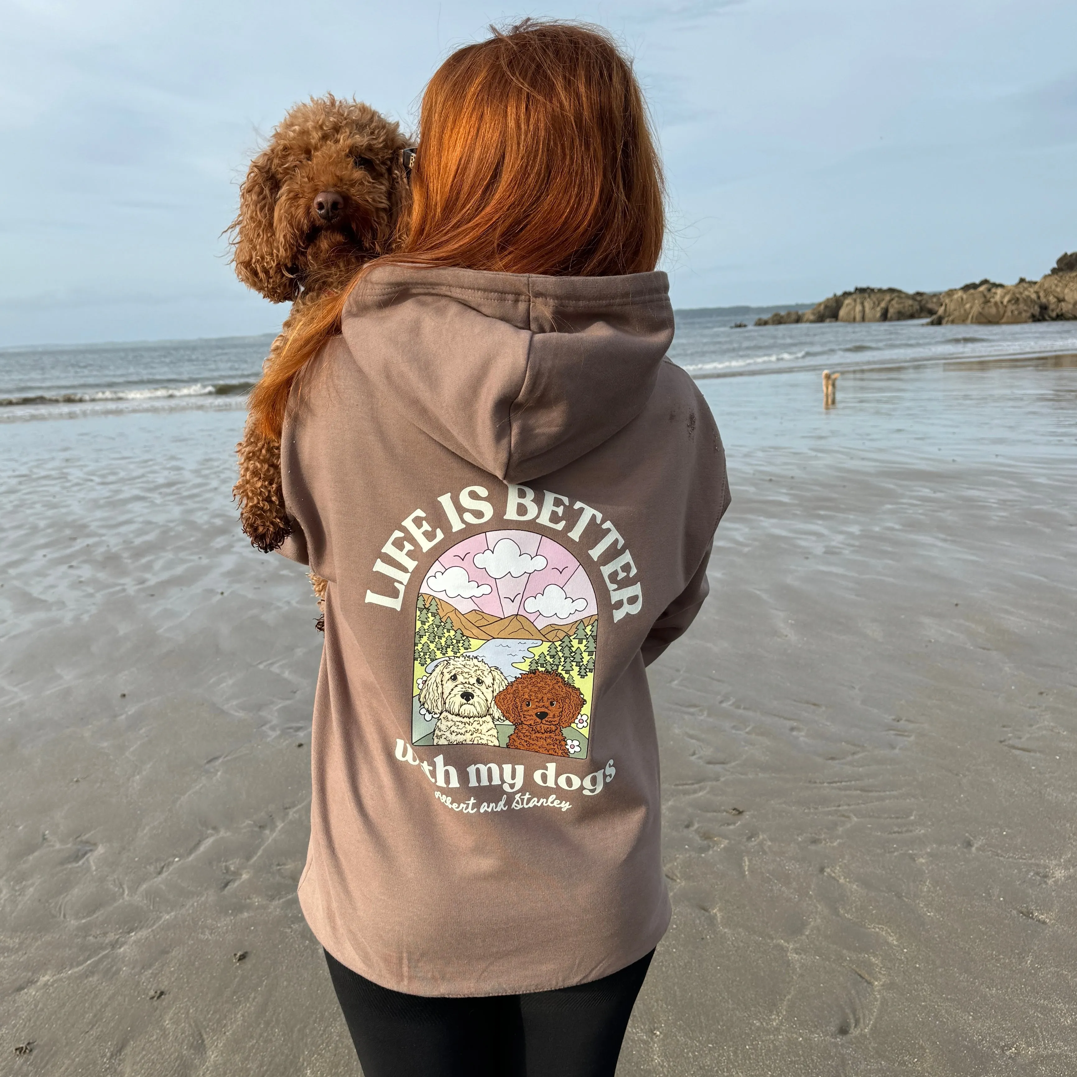 Personalised Life is Better with your dog Hoody