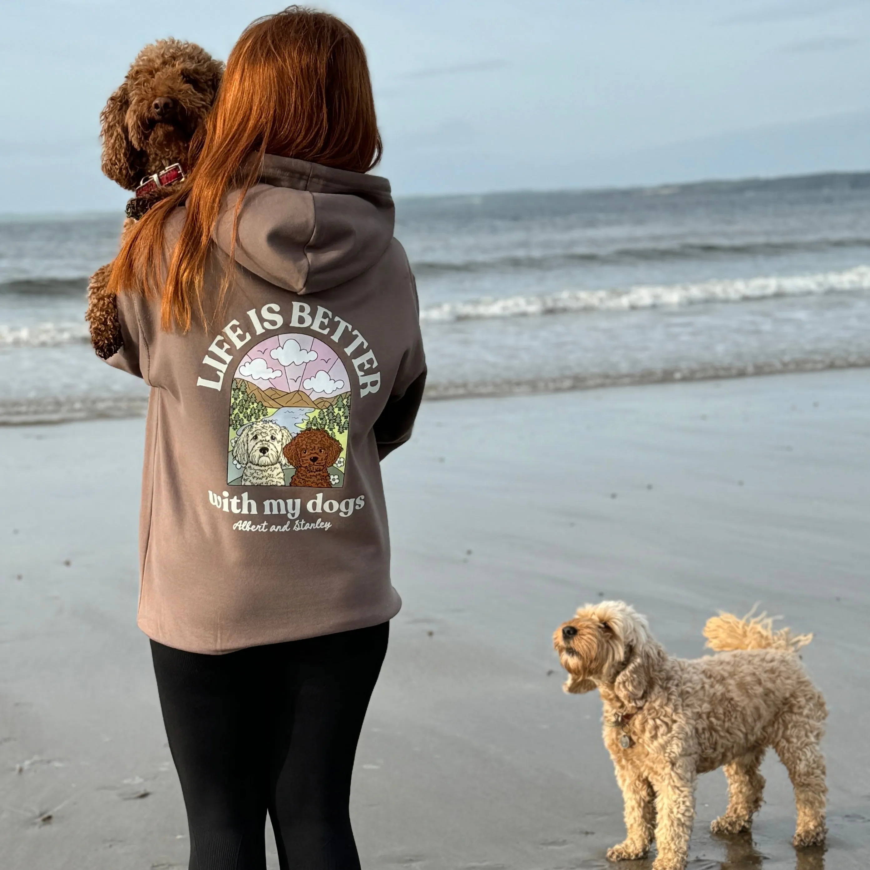 Personalised Life is Better with your dog Hoody