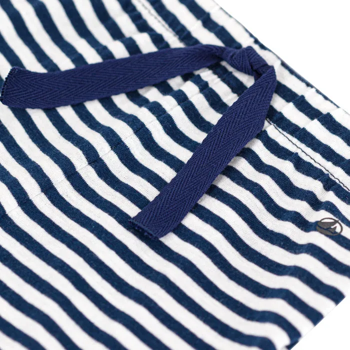 Petit Bateau Baby Shorts Medieval Navy Blue Stripes